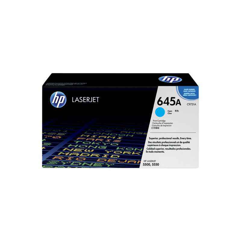 HP 5T Cyan LaserJet Print Cartridge, C9731A