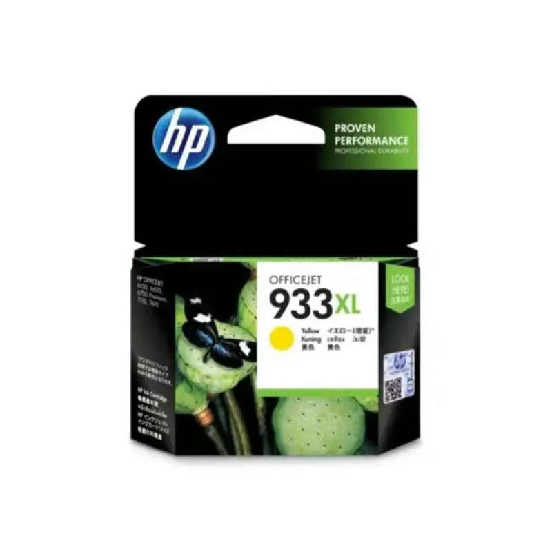 HP 933XL High Yield Yellow Ink Cartridge, CN056AN