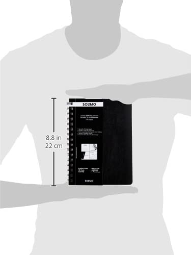 Solimo Wirebound Notebook, A5 Size, 160 Pages, Single Ruled, 70 GSM Paper