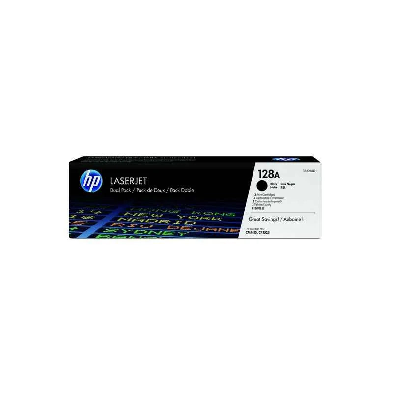 HP 128A Black LaserJet Print Cartridge, CE320AD