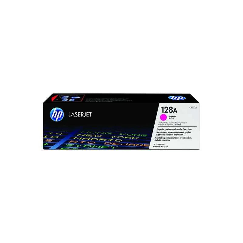 HP 128A Magenta LaserJet Print Cartridge, CE323A