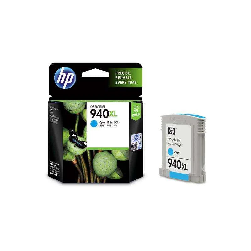 HP 940XL Cyan Ink Cartridge, C4907AA