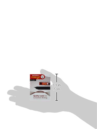 NATARAJ Lead Pointz 0.7mm 2BH Refill for Mechanical Pencils, Smooth Dark Lead, Break Resistant, Comfortable Grip for Writing, Everyday Writing Activities (Pack of 10)