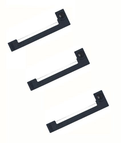 Genuine Epson (ERC-09B) 3-Pack Black Ribbon Cartridge for Epson ERC 9B HX20/40 printers HX20 M160 163 164 180 181 182 183 190 191 192 and 192G - to US 49 street address