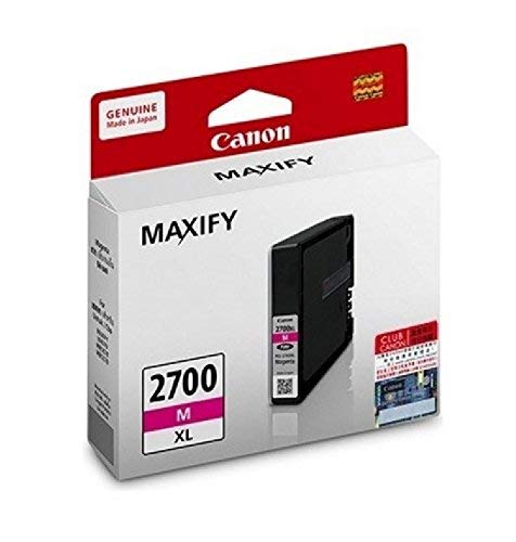 Canon PGI-2700XL Original High-Capacity Extra Large Ink Cartridge (Magenta)