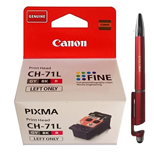 Canon Printhead CH 71L for G570 / G670 Ink Tank Printers with 3in1 Multi-Function Mobile Phone Stand Stylus Pen Anti-Metal Texture Rotating...