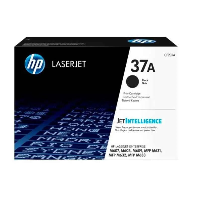 HP 37A Black Original LaserJet Toner Cartridge CF237A