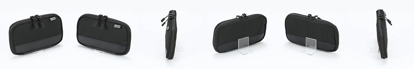 MEDICINEKING Perfect Pouch for Keeping Your pens, Pencils, and Small Accessories neatly Arranged Pack of 1 (Black)