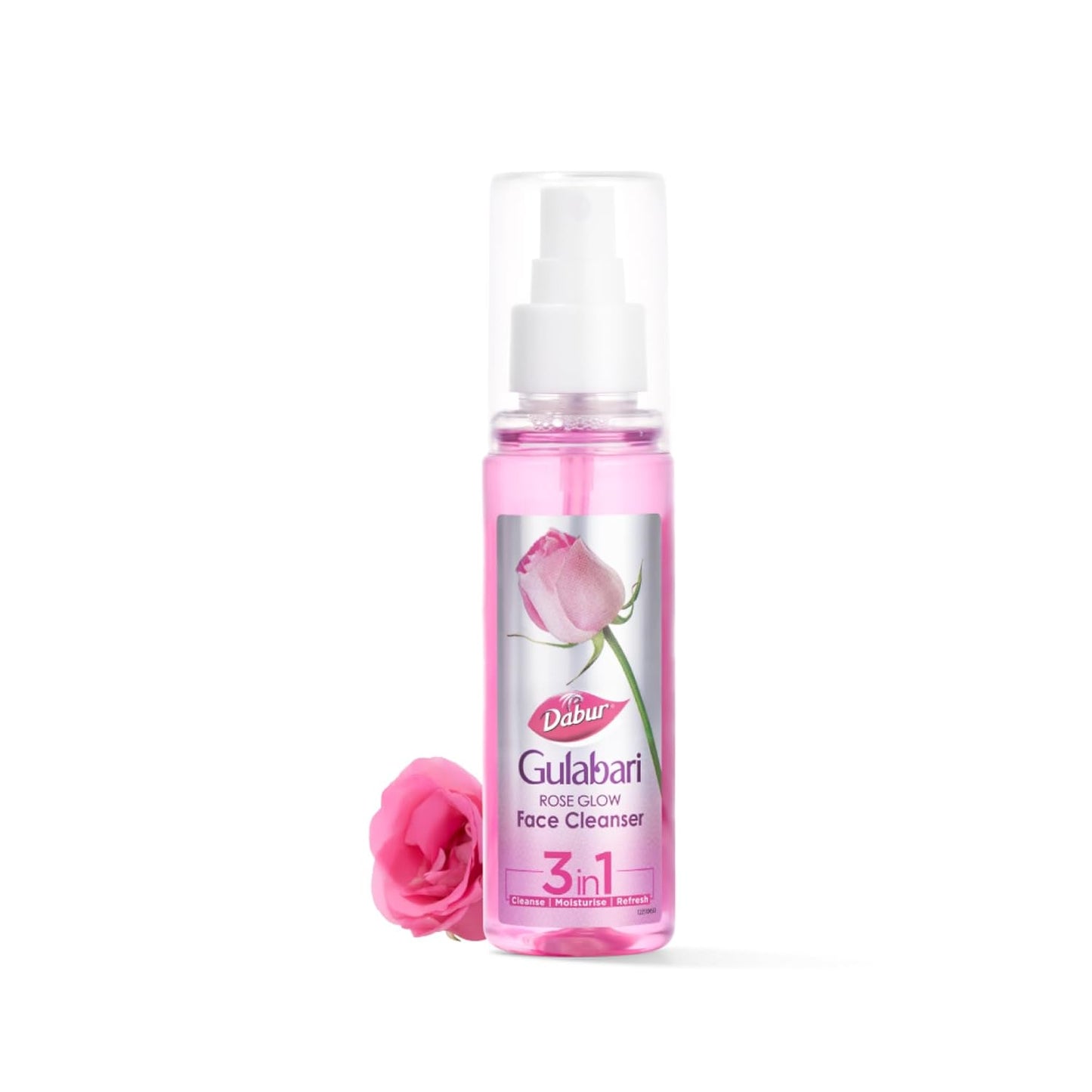 Dabur Gulabari Rose Glow Face Cleanser - 100ml | Gentle Cleanser for All Skin Types | Cleaner, Balanced & Hydrated Skin