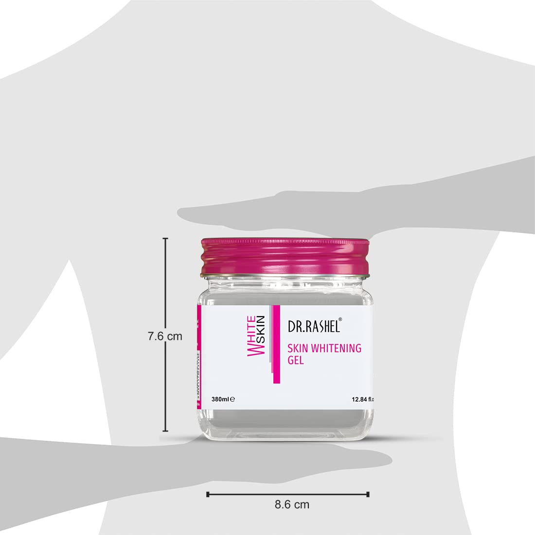 Dr.Rashel WHITE SKIN SCRUB For Skin Whitening, Skin Lightening, Dark Spot, Reduce Pigmentation (380 ml)