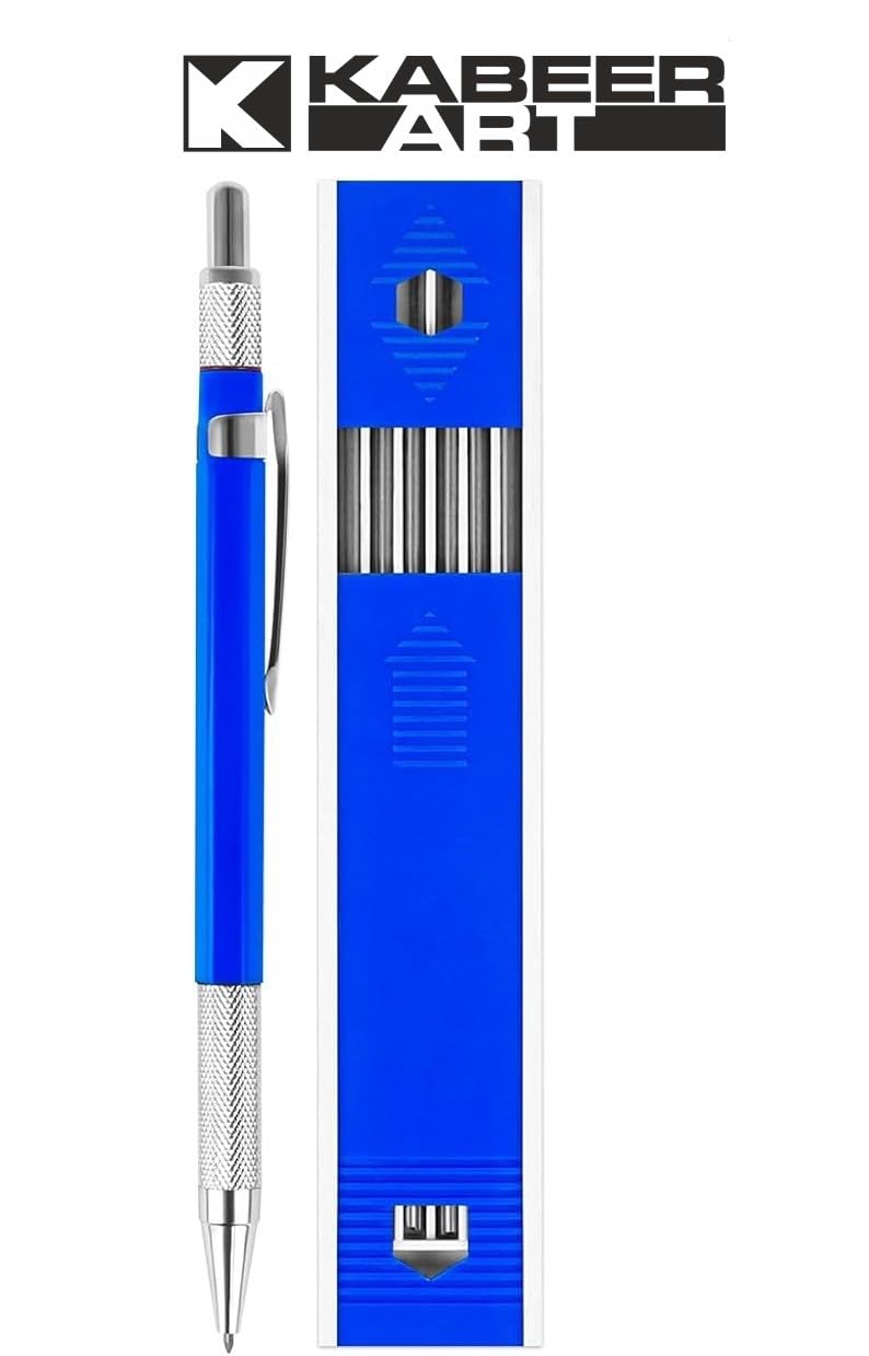 KABEER ART 2.0Mm Mechanical Pencil With Leads|Black