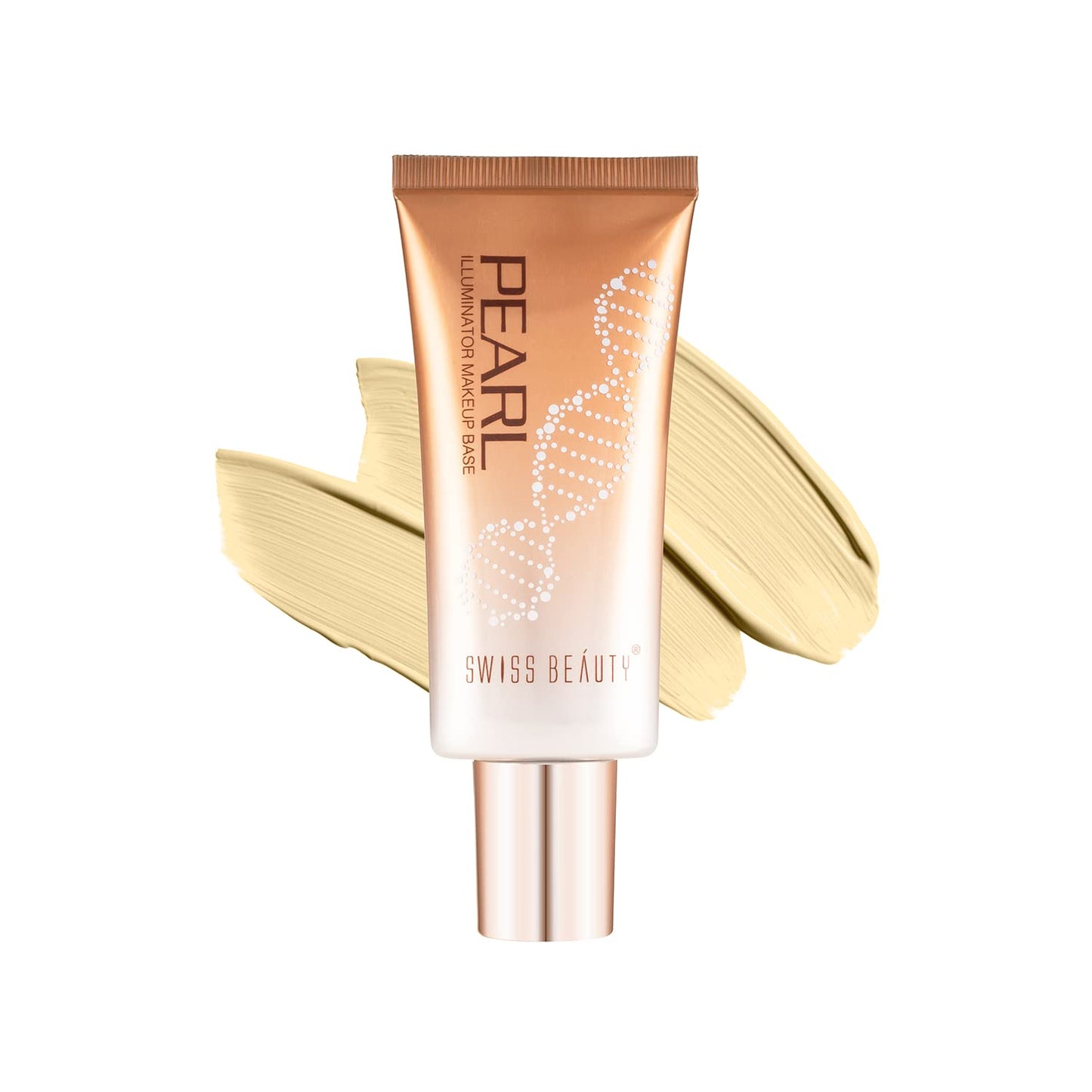 Swiss Beauty Foundation Pearl Illuminator Liquid Highlighter With Radiance Finish | Waterproof, Easily Blendable Illuminator For Face Makeup | Shade -01, 35Gm