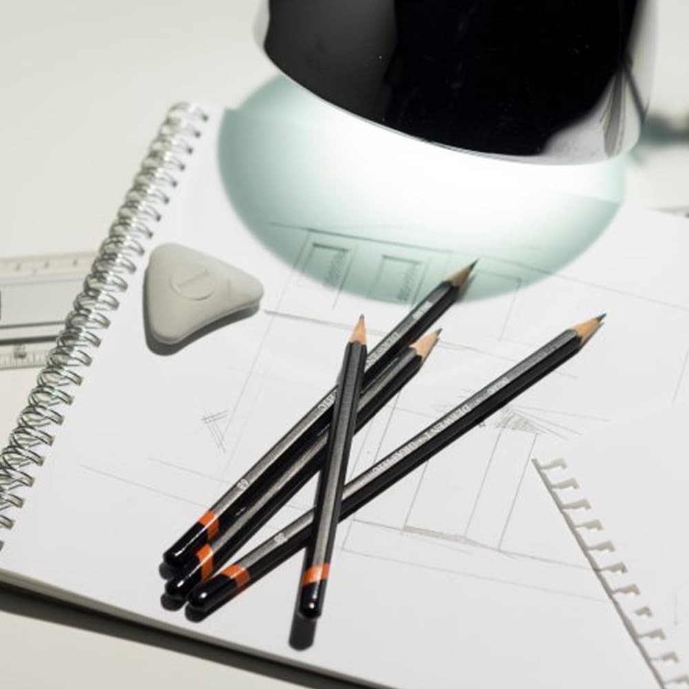 Derwent Graphic Full Set of Graphite Drawing Pencils, Drawing & Writing, Ideal For Sketching, Professional Quality - 34202 (Set of 24, 9B-9H)