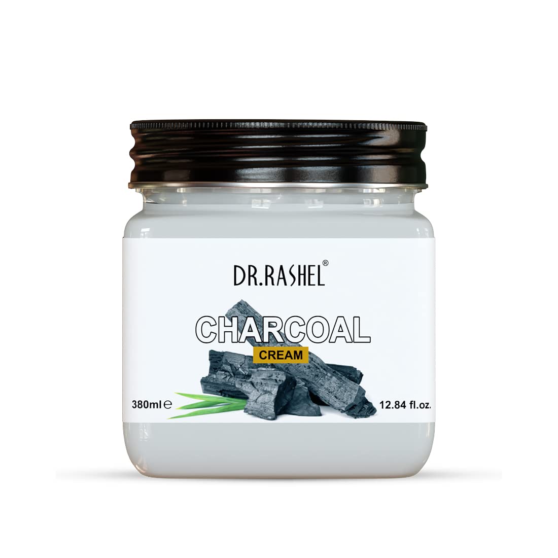 DR.RASHEL Charcoal Face Cream For Women and Men (380 Ml) | All Skin Types |Soft and Healthy Skin | Repairing & Nourishment | Deep Hydration & Moisturization | 100% Vegan | Paraben Free