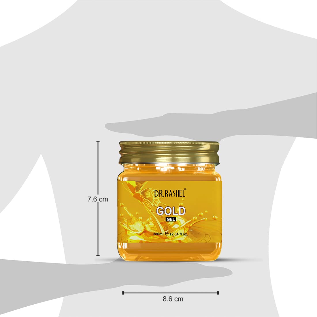 DR.RASHEL Gold Gel For Face & Body For Normal Skin (380 Ml)
