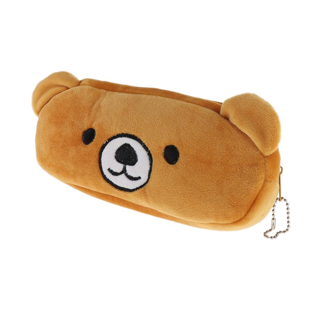 CLUB BOLLYWOOD®Cute Plush Pencil Pencil Holder Pouch Cartoon Animal Pen Bear|Home & Garden | Kids & Teens at Home | School Supplies | Pens & Pencils|• Pens & Pencils |1 Piece Pencil Case