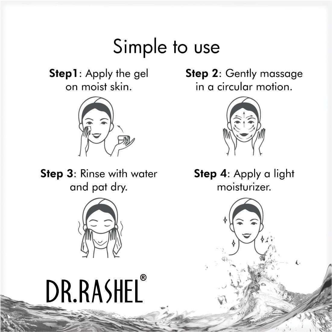 Dr.Rashel Chocolate Glowing Gel For Reducing Darkspot And Skin Moisturizing | Pack of 1 (380 ml)