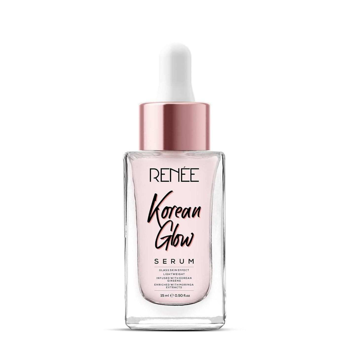 RENEE Korean Glow Serum 15ml, Lightweight, Non Greasy, Hydrates, Plump-up the Skin With Glassy-dewy Shine & Maintain Its Youthful Glow