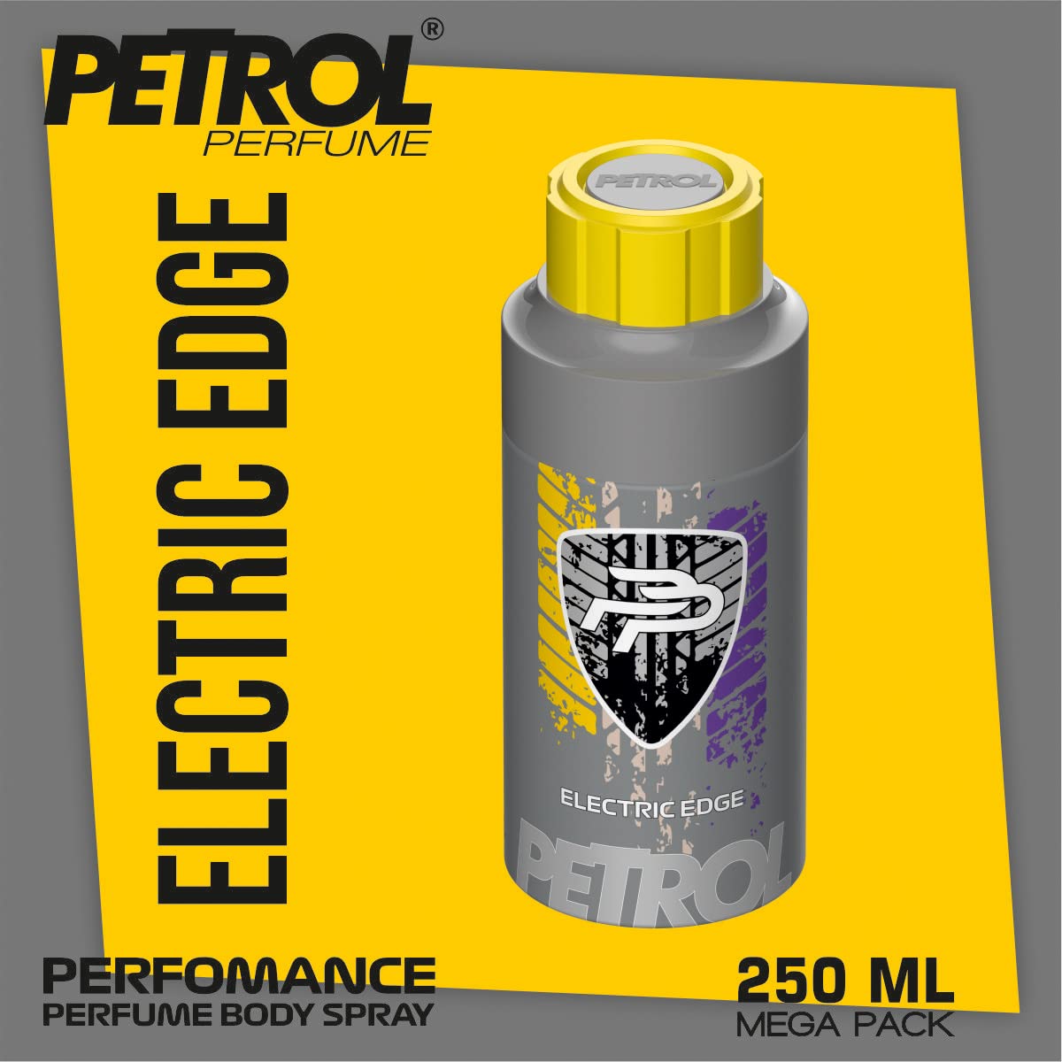 Petrol Perfume Electric Edge Deodorant Long Lasting Fragrance Body Spray for Men 250ml