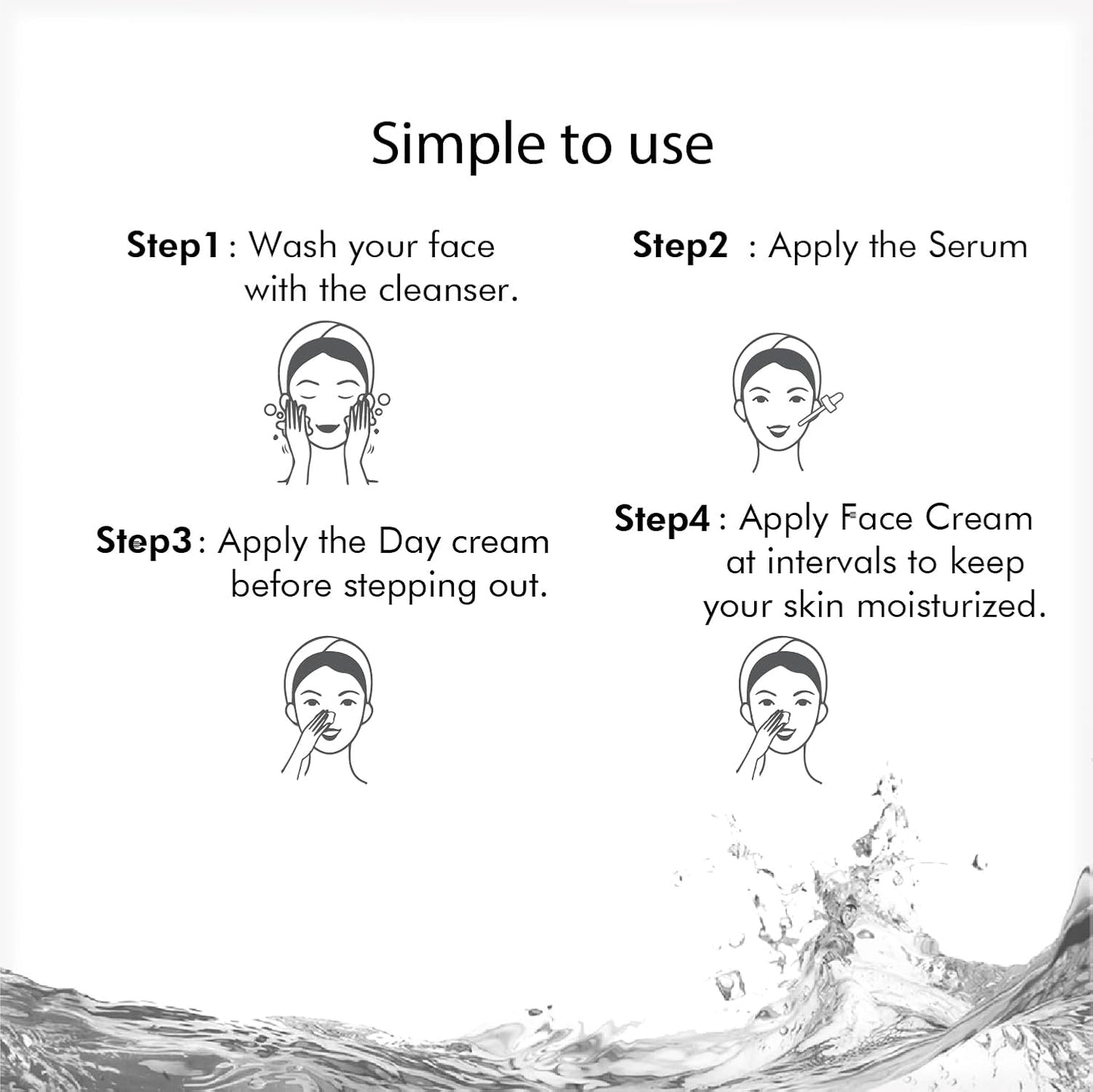 DR.Rashel Aloe Vera Skin Series Infused with the Goodness of Aloe Vera Extract & Vitamin E | Gently Cleanses & Boost Hydration | Facial Cleanser, Day Cream, Night Cream & Face Serum