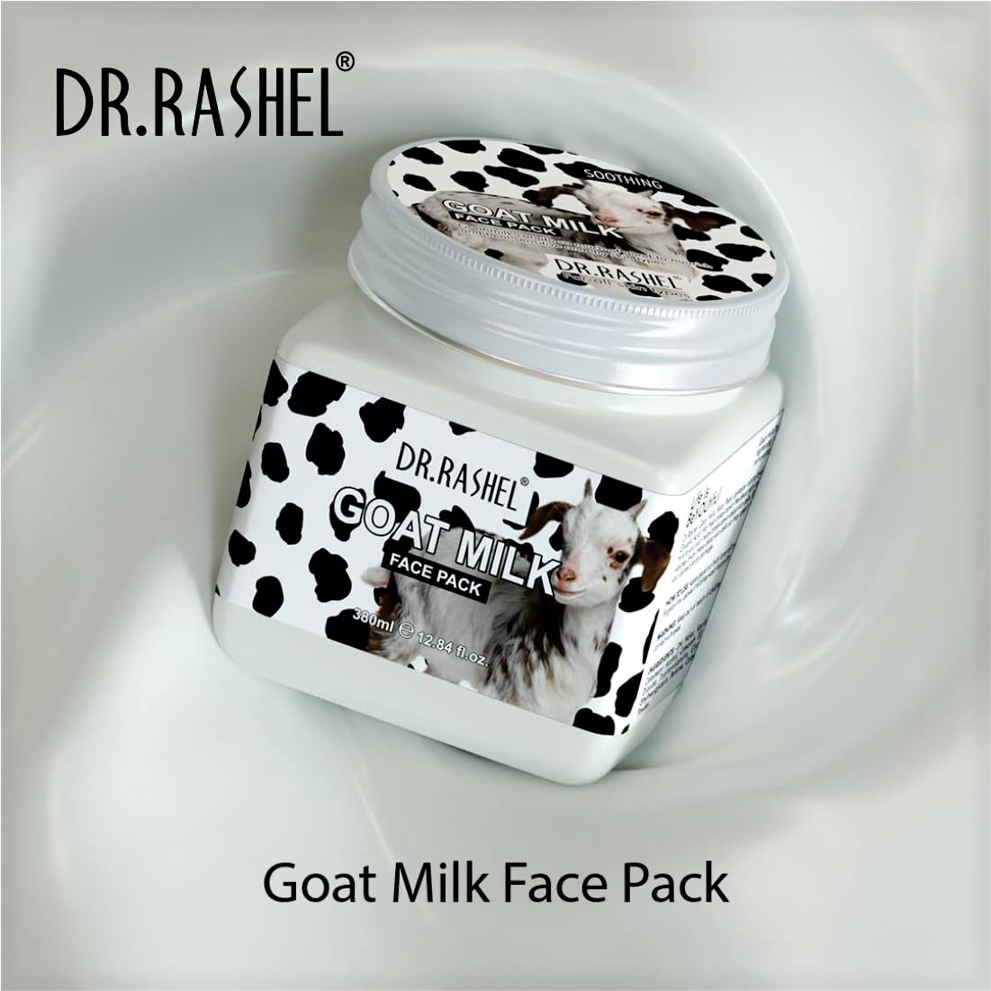 DR.RASHEL Goat Milk Face Pack, Toning, Emollient, Softening, Moisturizing