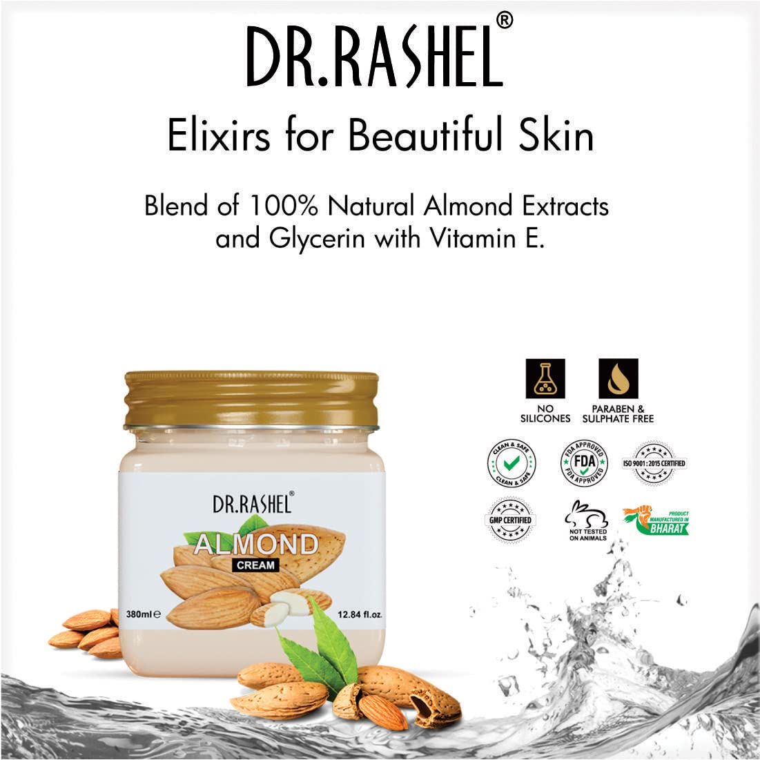DR.RASHEL Papaya Scrub, Aloe Vera Gel & Almond Cream For Face & Body (380 Ml Each) Pack of 3