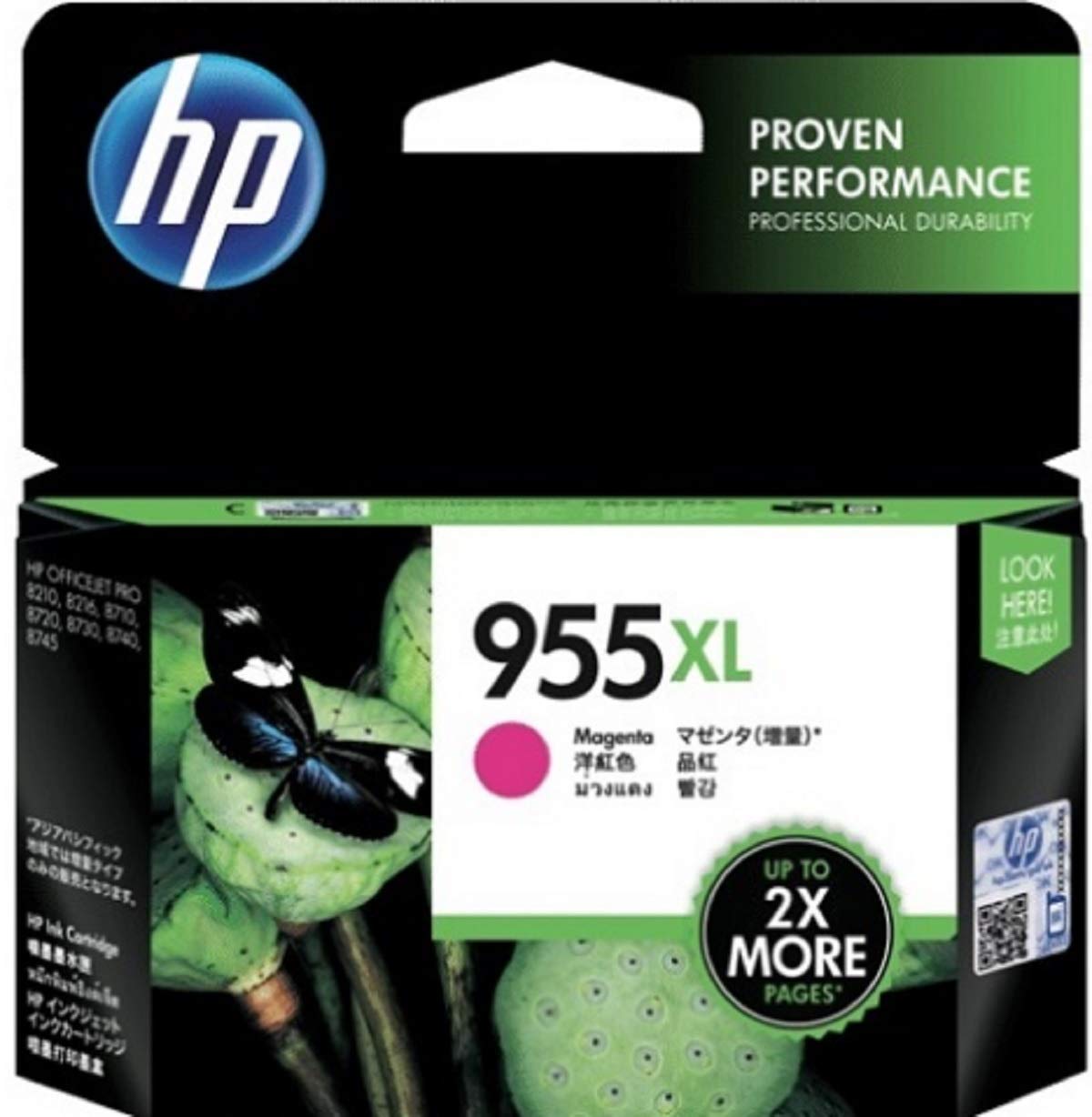 HP 955 XL Magenta Ink Cartridge L0S66M (L0S66AA) HP 955XL