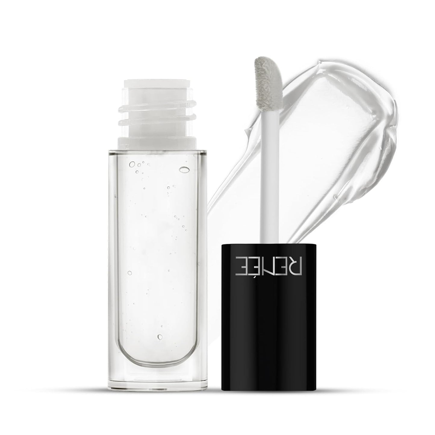 RENEE Hot Lips Clear Lip Gloss 4.5ml, High-Glossy Shine Enriched with Vitamin E | Lightweight, Non Sticky Hydrating Formula