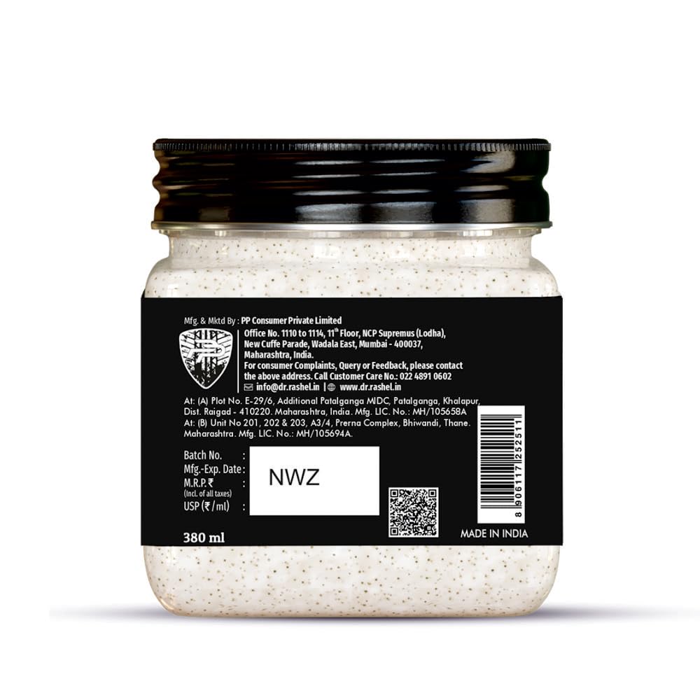 DR.RASHEL Diamond Face & Body scrub For Men And Women (380 Ml) | Anti Aging & Detoxxifying Scrub |Suitable For Deep Exfoliation & Removing Dead Skin