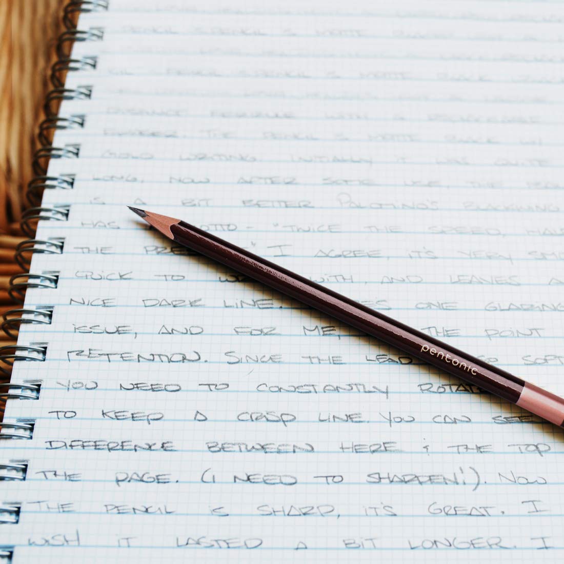 Pentonic Extra Dark Graphite Pencil Box Pack | HB2 Lead | Set of 10 Pcs