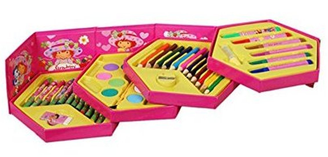 plutofit 46 Pieces Colour Art Set of Colouring Pencils,Crayons, Water Colours, Sketch Pens