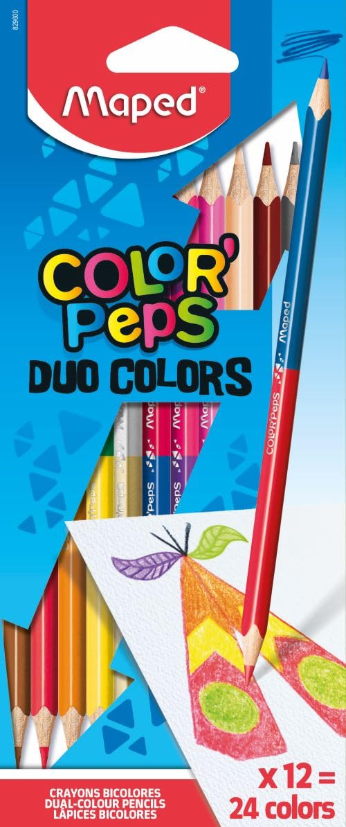 Maped Color'Peps Color Pencil Set-Pack Of 24|Multicolor