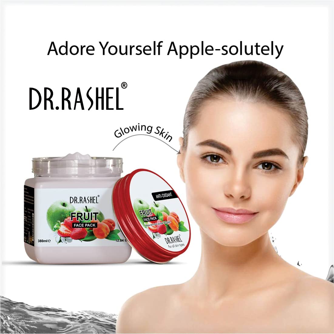 DR.RASHEL Customized Facial Combo Pack of Fruit Scrub | Fruit Cream| Fruit Skin Gel | Fruit Face Pack & Body Facial Kit For Women Paraben & Sulfate Free - Pack of 4 (380 ML) Each