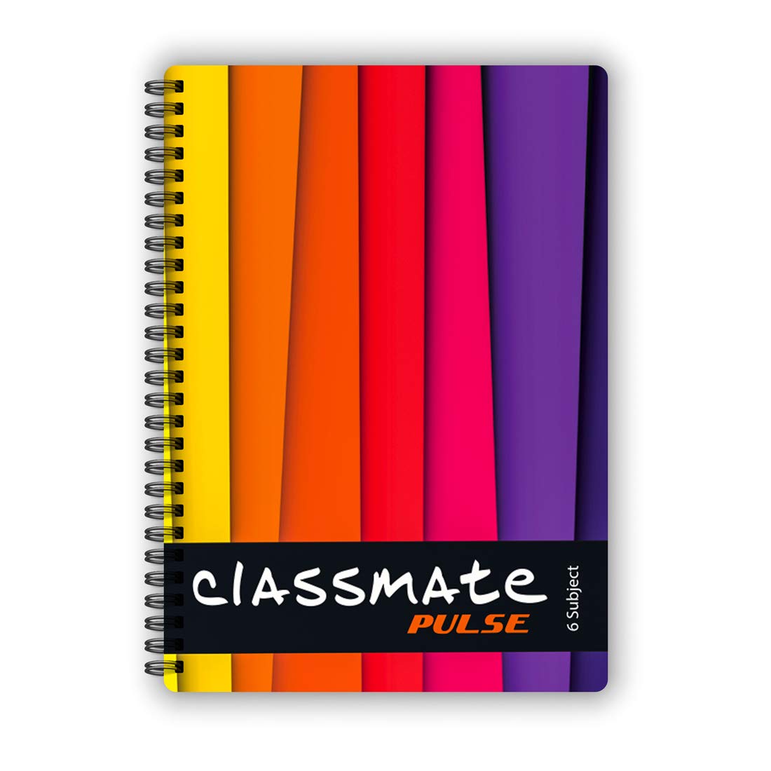 Classmate Pulse Spiral Notebook - Single line, 300 Pages, Wiro, 240mm x 180 mm