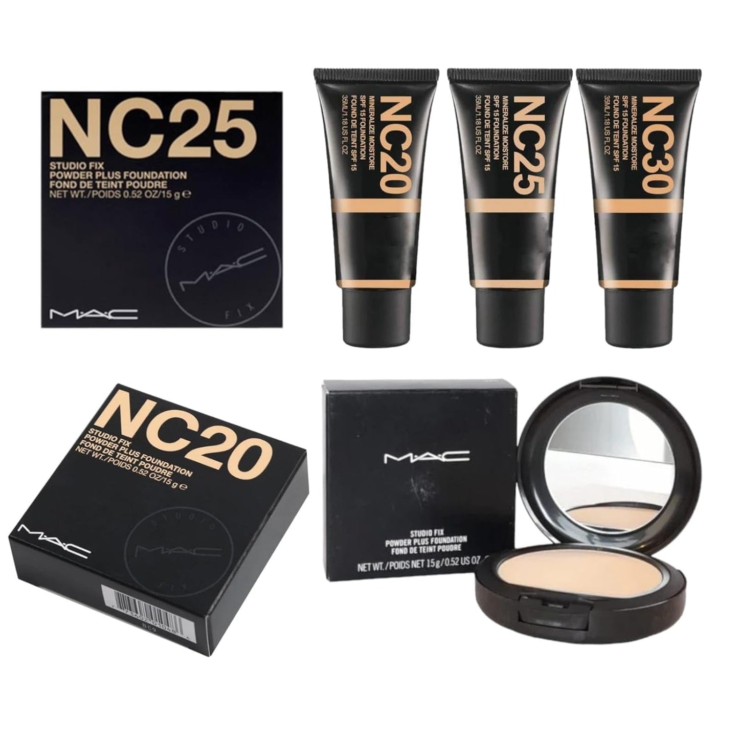 MAC Makeup Foundation and Compact Kit Full Coverage Formula