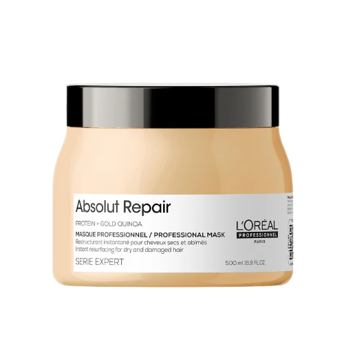L'oreal Professionnel Paris Serie Expert Absolut Repair Mask, 490g | Dry Hair Mask Provides Deep Conditioning & Strength