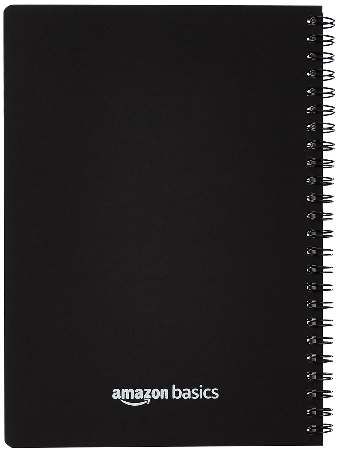 College Spiral Notebook, A5, Size 5.5x8.2 inches, Blank | Travel Writing Notebook, Journal, Notepad, Sketchbook | For Students, Office | Subject Diary | Pack of 3 (Black Cover)