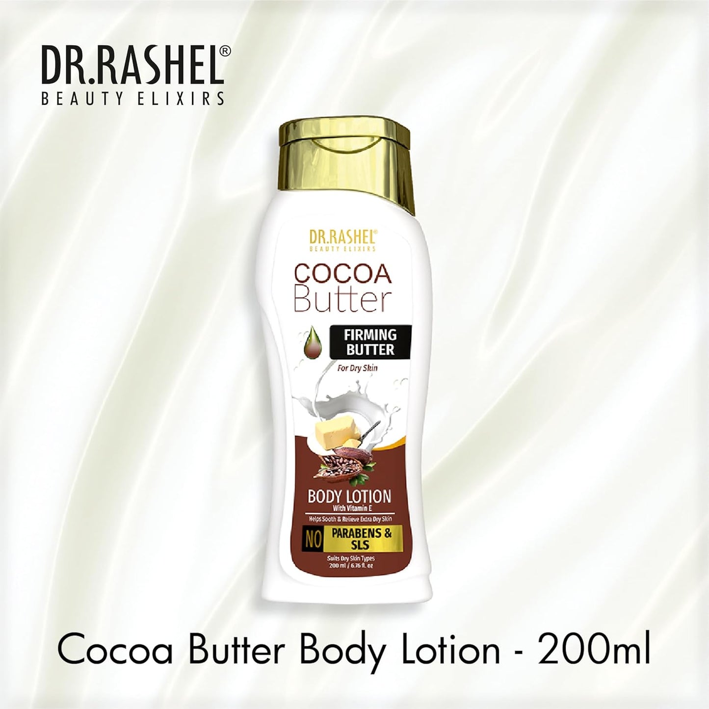 DR.RASHEL Cocoa Butter Body Lotion For Men & Women (200 ML)