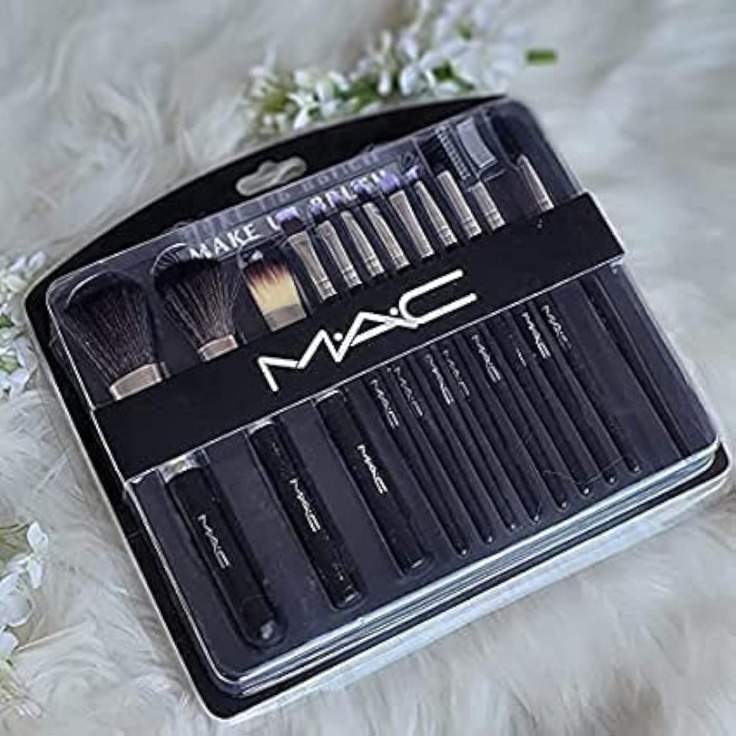 SOLDTRUE M.A.C Premium Makeup Brush Set Of 12 Pieces For Professional Party Makeup Foundation Eyeshadow Ebbrow mascara Brushes Face Powder Brush (Multicolor) Brand: SOLDTRUE