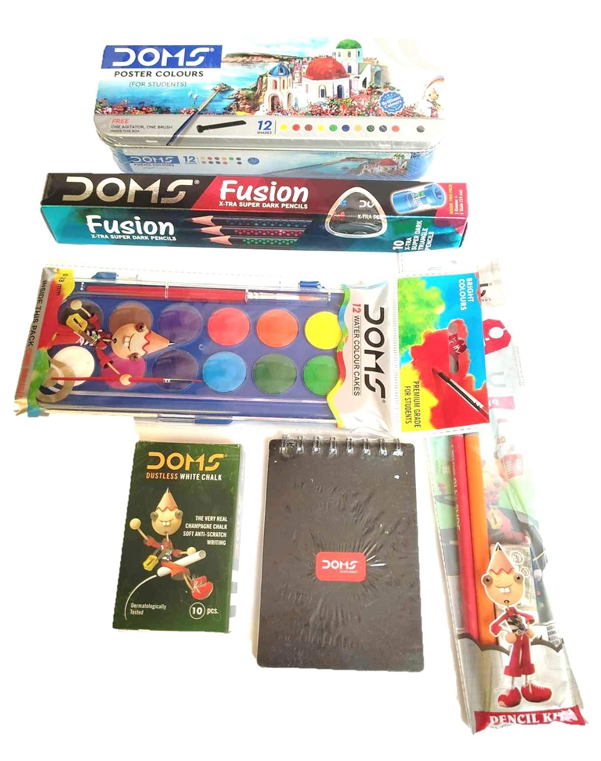 Doms Rainbow Colours & Utilities Complete Painting Kit, Multi-coloured, Multi