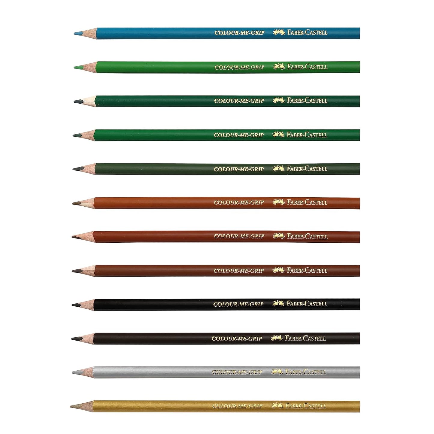 Faber-Castell Triangular Colour Pencils - Pack of 1 (Assorted)