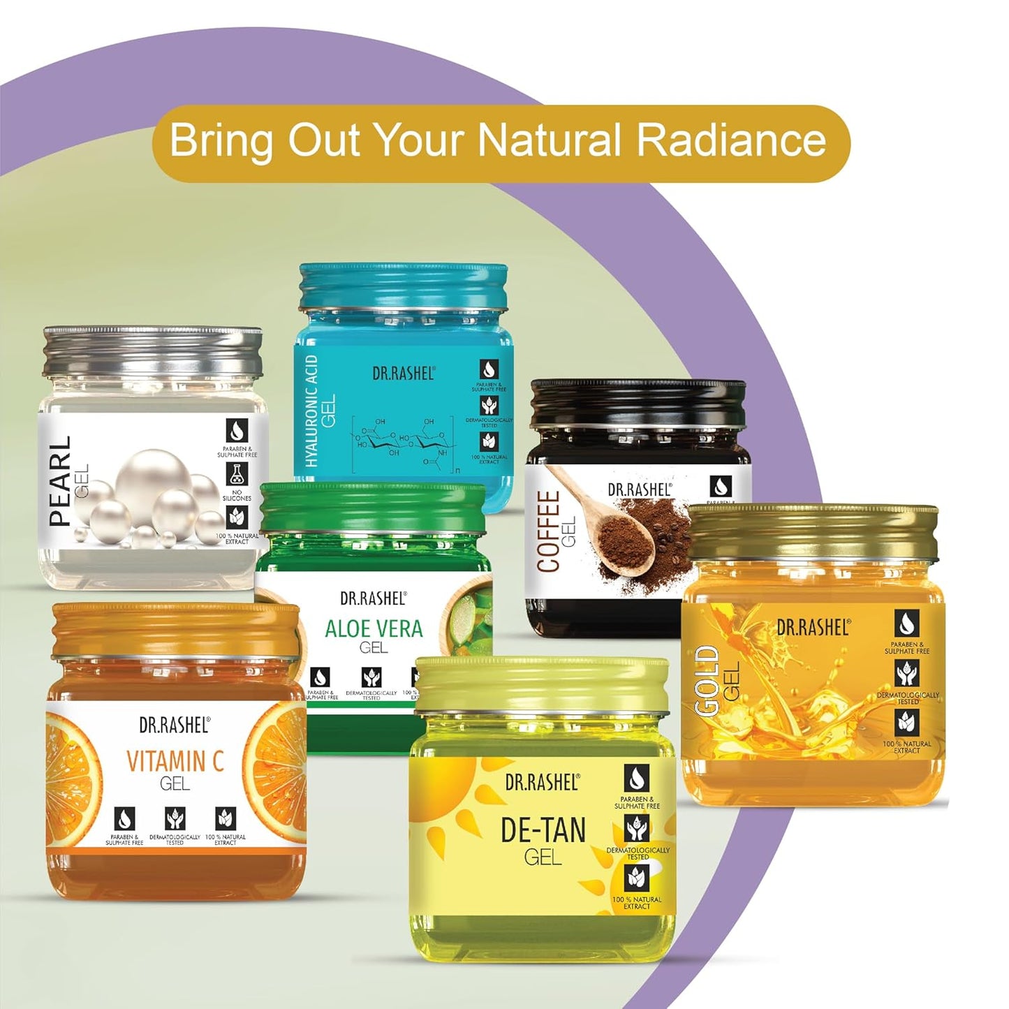 DR.RASHEL Rice Water Moisturizing & Soothing Face Gel For Men & Women (380 Ml) | Hydrating & Moisturizer Facial Gel | Exfoliation & soothnes | Dead Skin cell Removal Face Gel For All Skin Types