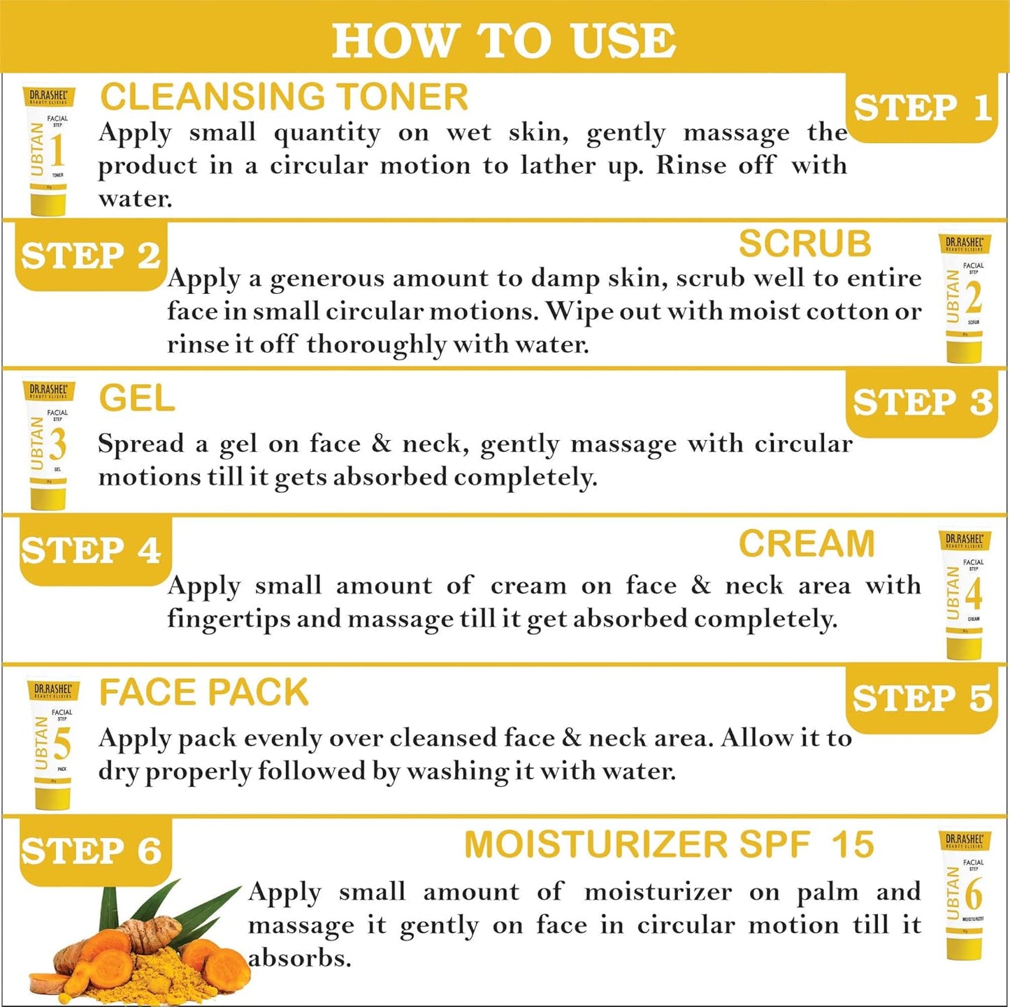 DR.RASHEL Ubtan Facial Face Kit