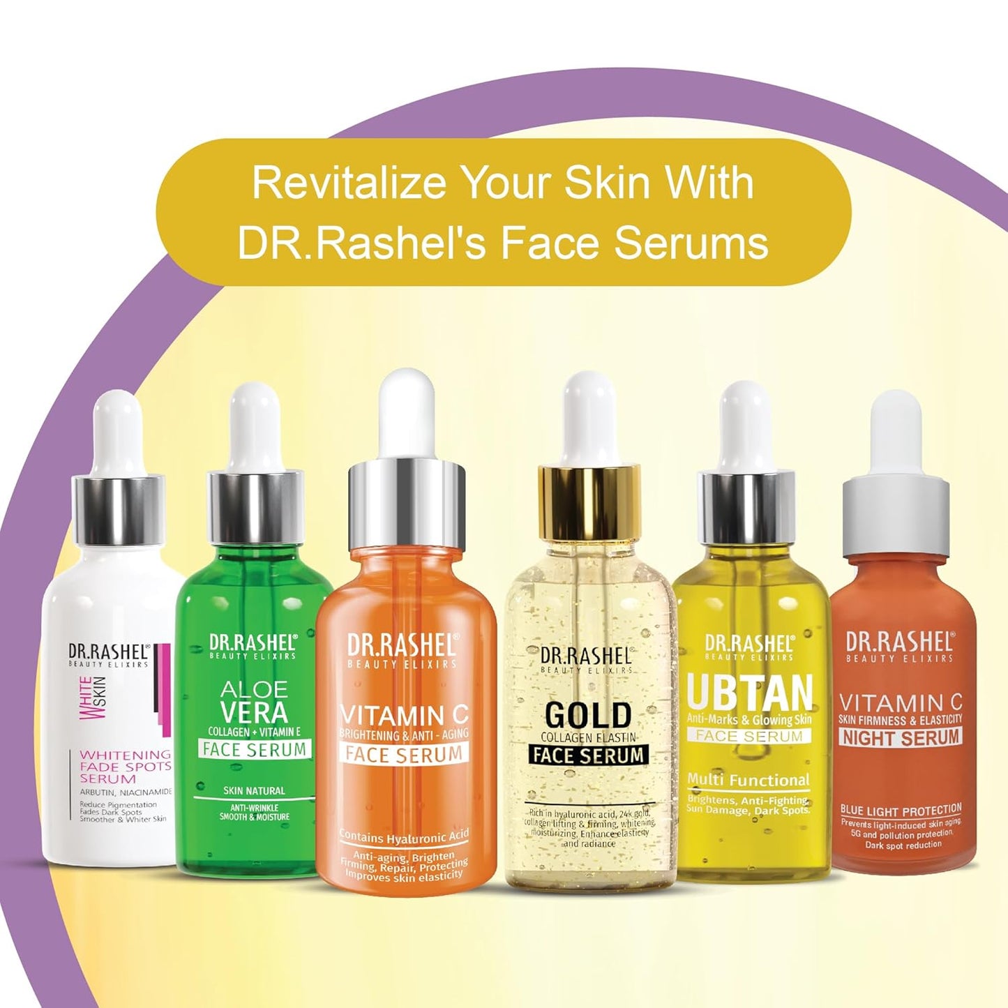DR.Rashel Ubtan Serum for Face | Pore Minimizing Face Serum for Anti Aging | Glowing Face Serum for Men and Women