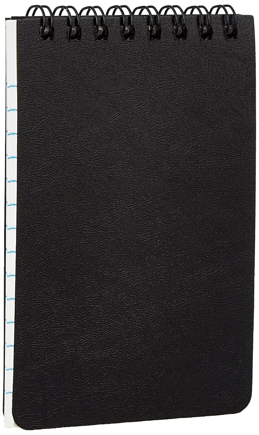 Solimo Wirebound Pocket Size Notebook, A7 Size, 90 Pages,Single Ruled, 70 GSM Paper