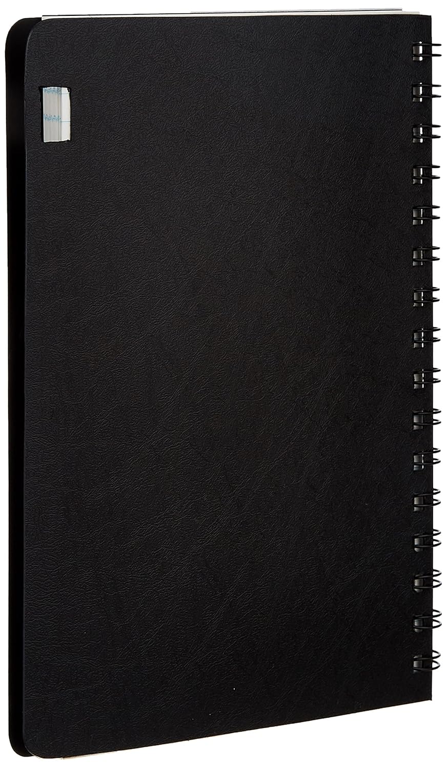 Solimo Wirebound Notebook, A5 Size, 160 Pages, Single Ruled, 70 GSM Paper
