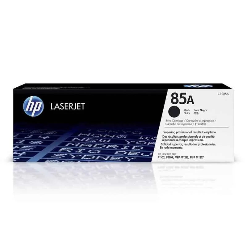 HP 85A Black Original Laserjet Toner Cartridge, CE285A