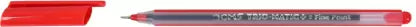DOMS Trio-Matic + Red Ink Ball Pen (Pack of 100, Ink Color - Red)