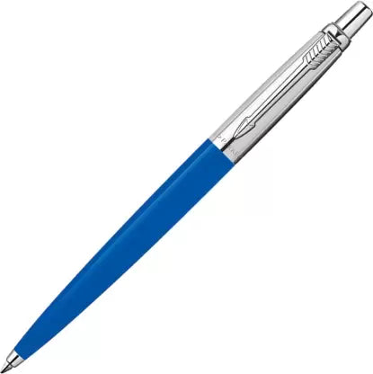 PARKER Jotter Standard, Chrome Trim Ball Pen (Ink Color - Blue)