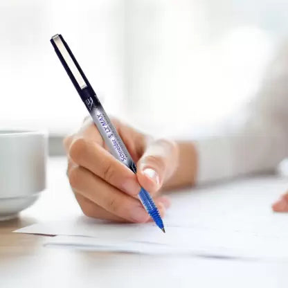 Luxor Schneider LX MAX | Cone Tip | 0.5 mm | 1000+ Meters Writing Length | German Technology Roller Ball Pen (Pack of 2, Ink Color - Multicolor)